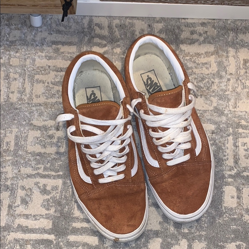 Vans Men's Brown Suede Sneakers